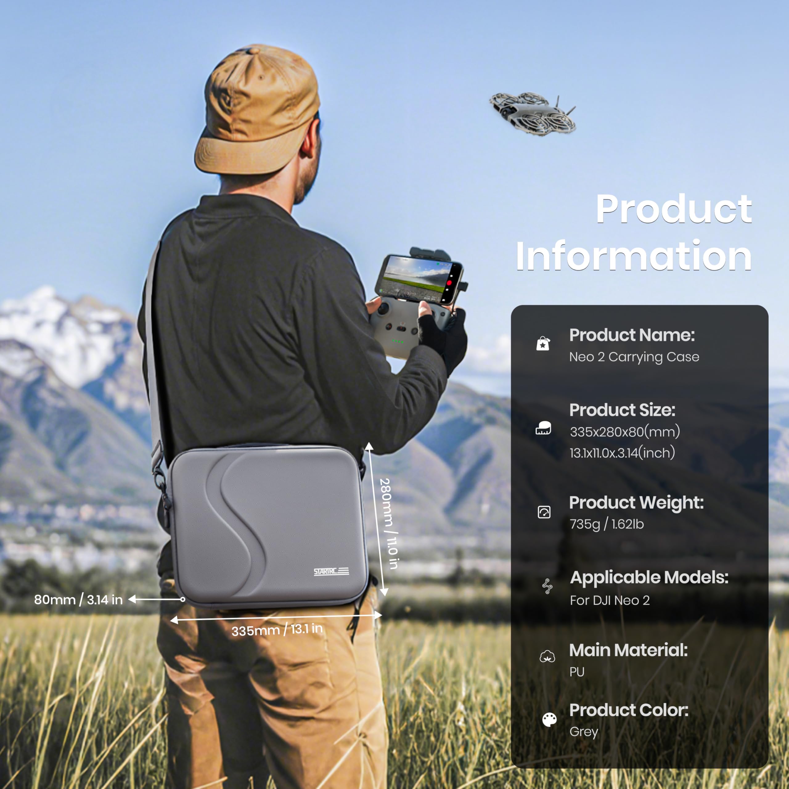 Drone Carrying Case - Étui de transport pour accessoires DJI