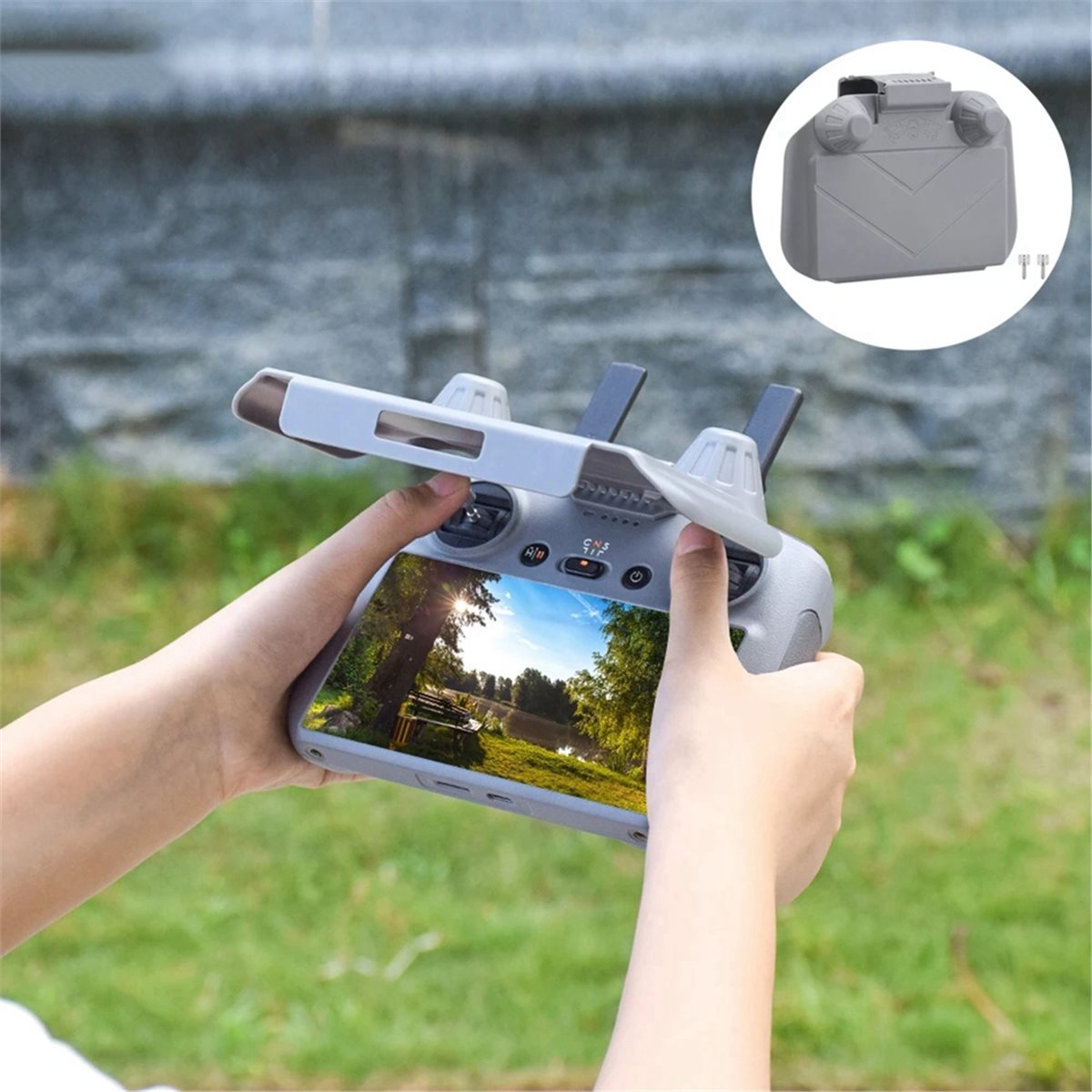 Drone Controller Hood - Pare-soleil DT75BG pour télécommande 4 Pro/Mini