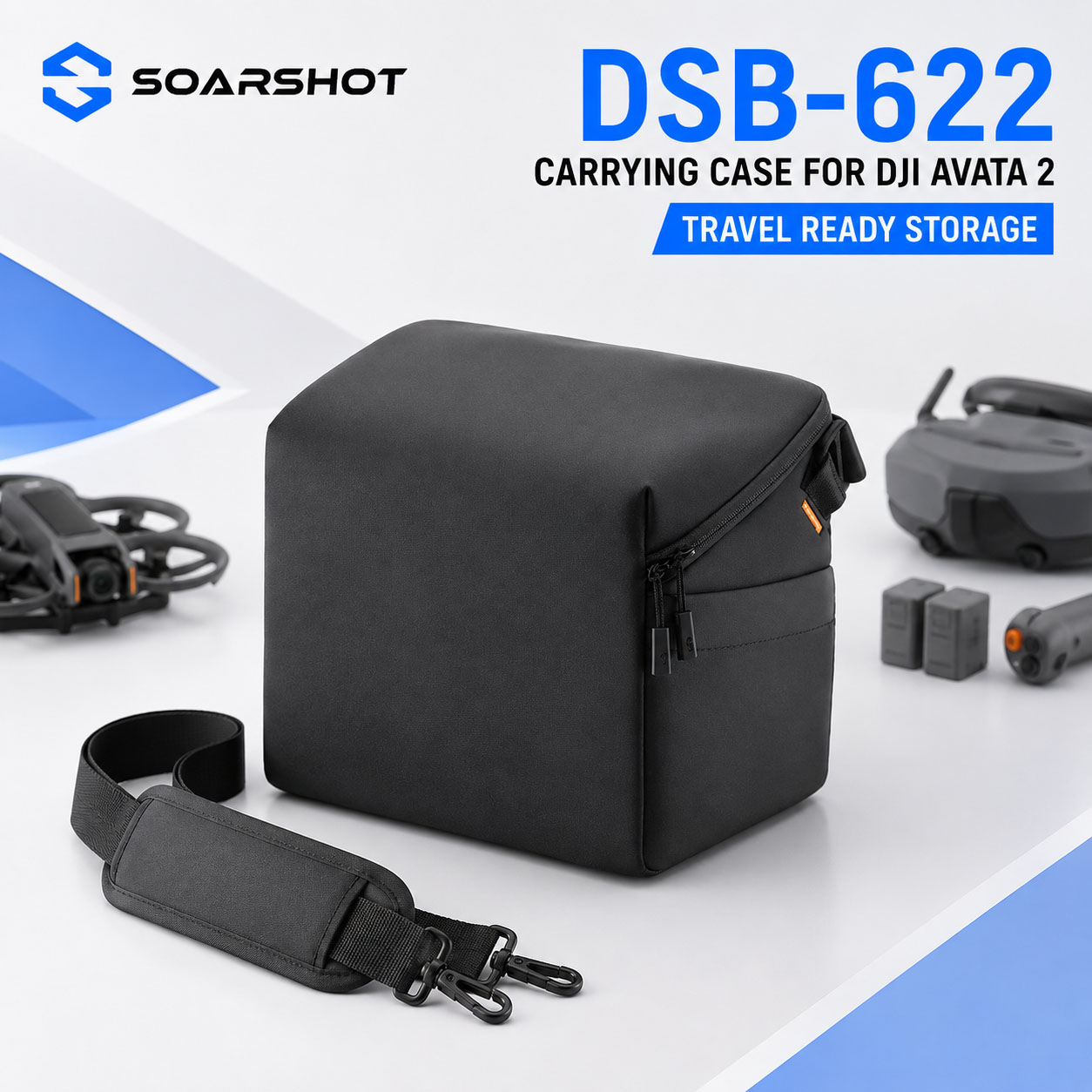 Drone Carrying Case - Étui de transport SOARSHOT pour lunettes