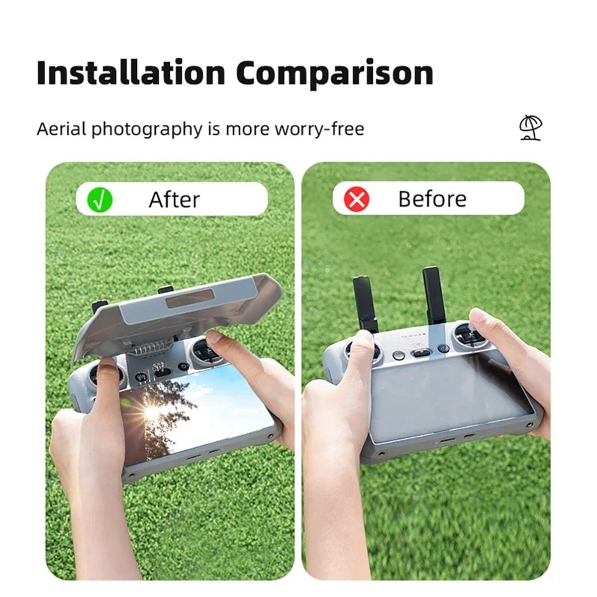 Pare-soleil DT75BG pour téléco - Drone Controller Hood avis et prix