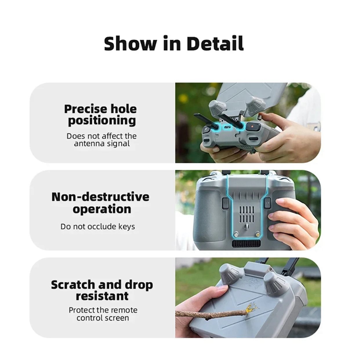 Pare-soleil DT75BG pour téléco - Drone Controller Hood avis et prix