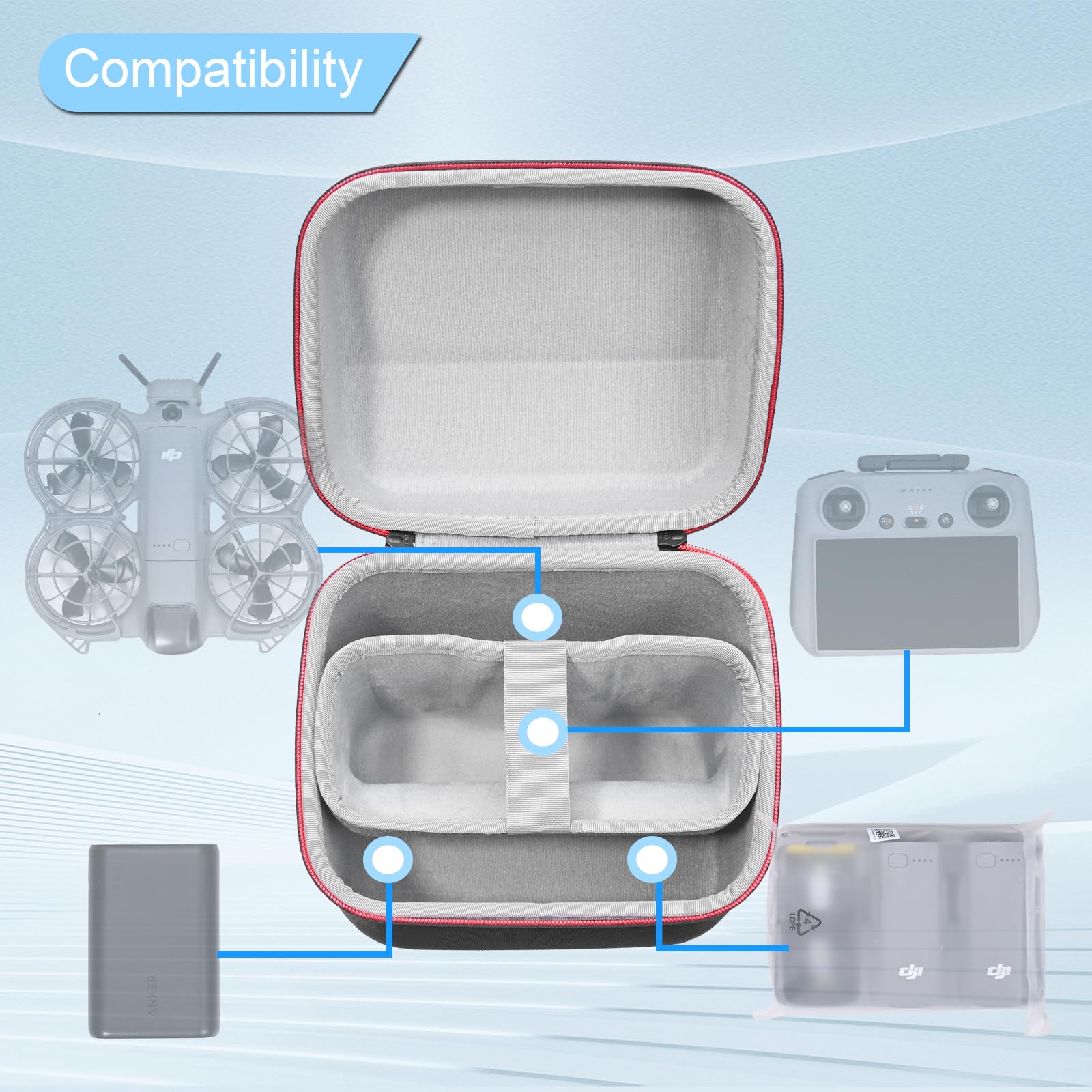 Étui portable pour DJI Neo 2 F - Drone Carrying Case avis et prix